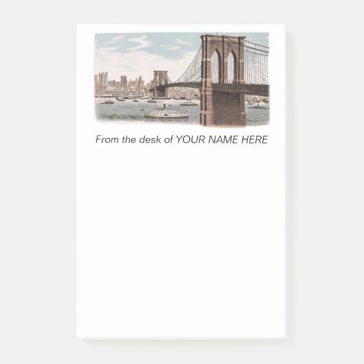 Brooklyn Bridge New York Post-it® notes (Voorkant)