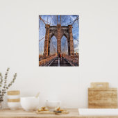 Brooklyn Bridge, New York Poster (Keuken)