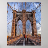 Brooklyn Bridge, New York Poster (Voorkant)