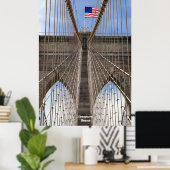 Brooklyn Bridge ,New York Poster (Thuiskantoor)
