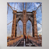 Brooklyn Bridge, New York Poster (Voorkant)
