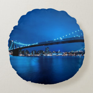 Brooklyn Bridge, New York Rond Kussen