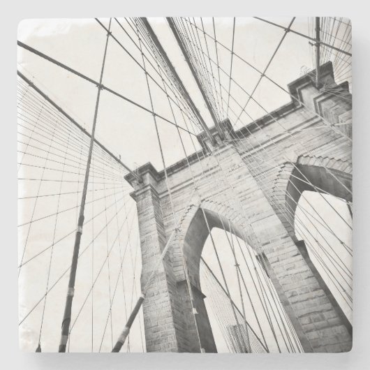 Brooklyn Bridge, New York Stenen Onderzetter (Voorkant)