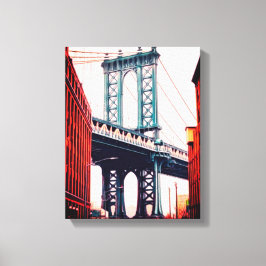 Brooklyn Bridge New York Stretched Canvas Print