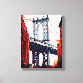 Brooklyn Bridge New York Stretched Canvas Print