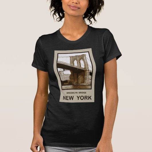 Brooklyn Bridge New York T-shirt (Voorkant)