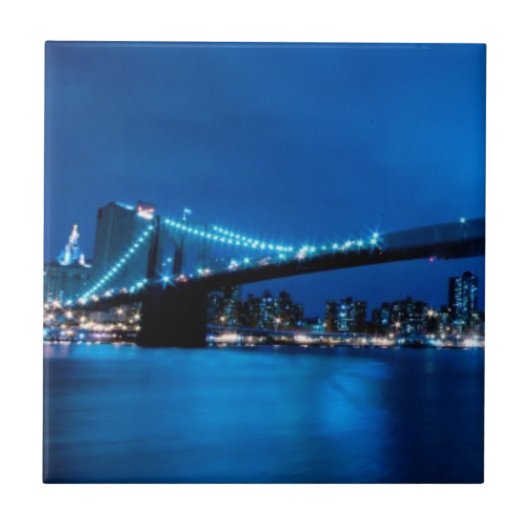 Brooklyn Bridge, New York Tegeltje (Voorkant)