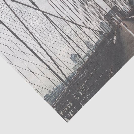Brooklyn Bridge, New York Tissuepapier (Detail)