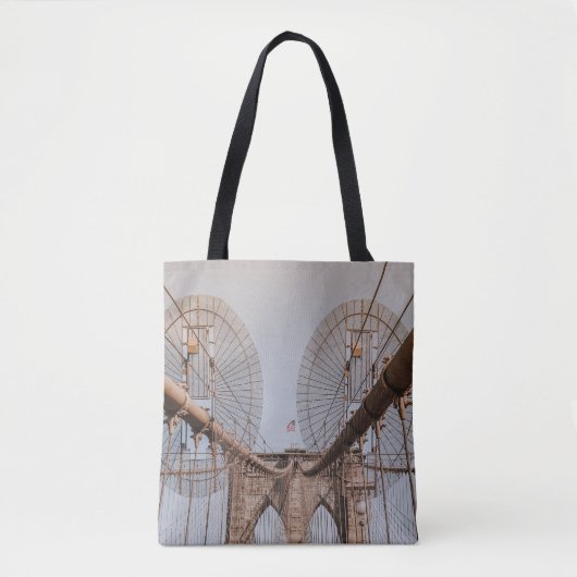 BROOKLYN BRIDGE NEW YORK TOTE BAG (Voorkant)