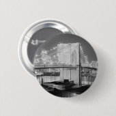 Brooklyn Bridge New York USA Ronde Button 5,7 Cm (Voorkant /achterkant)