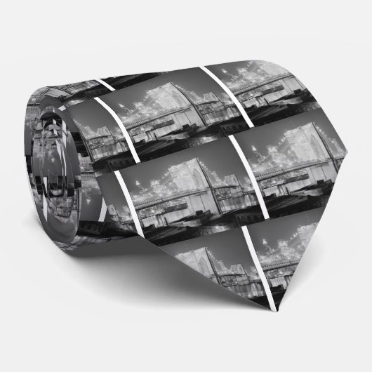 Brooklyn Bridge New York USA Stropdas (Opgerold)