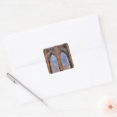 Brooklyn Bridge New York USA Vierkante Sticker (Envelop)