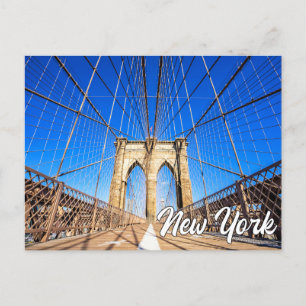 Brooklyn Bridge, New York, Verenigde Staten Briefkaart