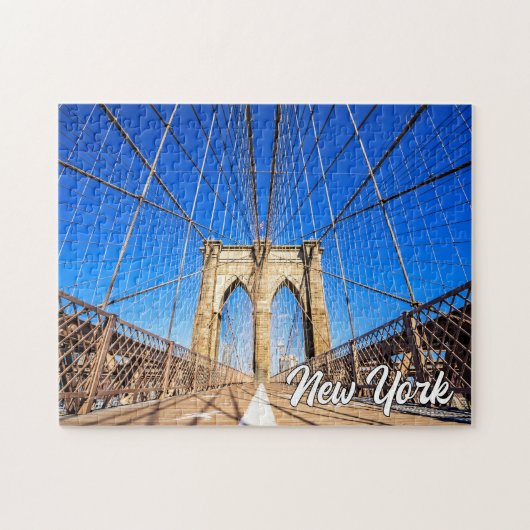 Brooklyn Bridge, New York, Verenigde Staten Legpuzzel (Horizontaal)