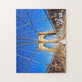 Brooklyn Bridge, New York, Verenigde Staten Legpuzzel (Verticaal)