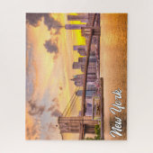 Brooklyn Bridge, New York, Verenigde Staten Legpuzzel (Verticaal)