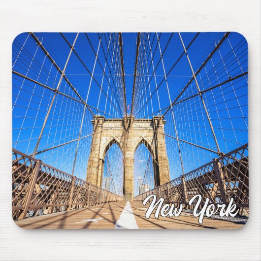 Brooklyn Bridge, New York, Verenigde Staten Muismat (Voorkant)