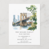 Brooklyn Bridge Nieuw adres aankondiging (Voorkant)