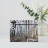 Brooklyn Bridge - NY New York nr 2 Briefkaart (Staand voorkant)