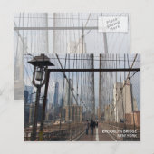 Brooklyn Bridge - NY New York nr 2 Briefkaart (Voorkant / Achterkant)