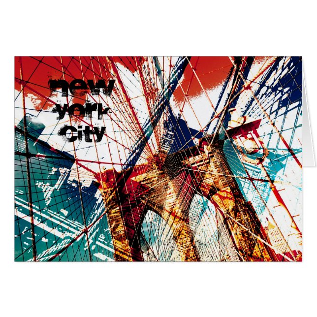 Brooklyn bridge, NYC (Voorkant Horizontaal)