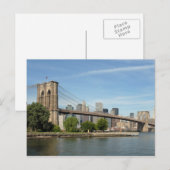 Brooklyn Bridge, NYC Briefkaart (Voorkant / Achterkant)