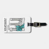 Brooklyn Bridge NYC New York City Architecture Bow Bagagelabel (Voorkant horizontaal)