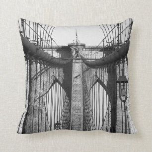 Brooklyn bridge, NYC-thematoeage toss pillow Kussen