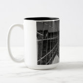 Brooklyn Bridge NYC Tweekleurige Koffiemok (Links)