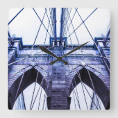 Brooklyn Bridge-ontwerp Vierkante Klok (Voorkant)