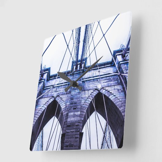 Brooklyn Bridge-ontwerp Vierkante Klok (Hoek)
