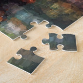 Brooklyn Bridge op de nachtelijke puzzel Legpuzzel (Zijkant)