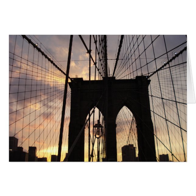 Brooklyn Bridge op Sunset (Voorkant Horizontaal)