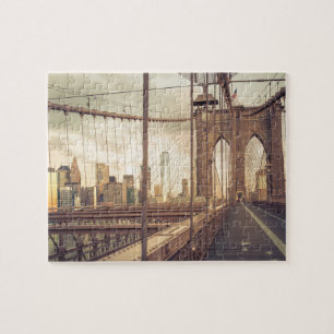 Brooklyn Bridge op Sunset Legpuzzel