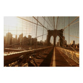 Brooklyn Bridge. Perfect Poster (Voorkant)