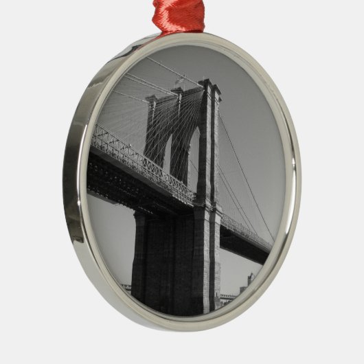 Brooklyn Bridge Photo Ornament (Rechts)