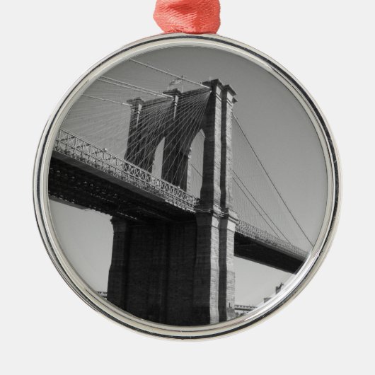 Brooklyn Bridge Photo Ornament (Voorkant)