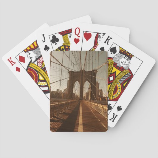 Brooklyn Bridge. Pokerkaarten (Achterkant)