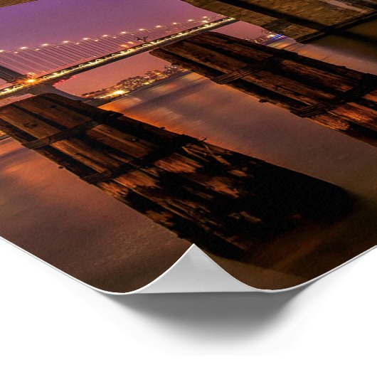 Brooklyn Bridge - Poster (Hoek)