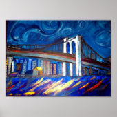 BROOKLYN BRIDGE POSTER (Voorkant)