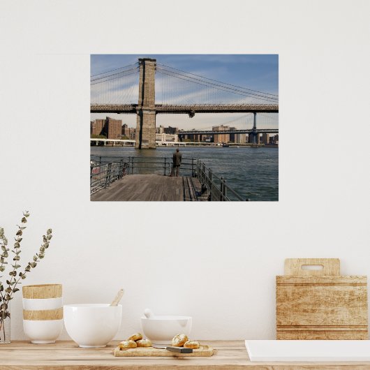 Brooklyn Bridge Poster (Keuken)