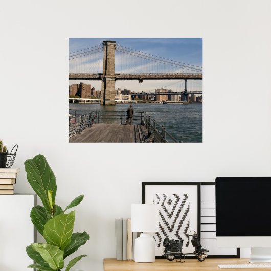 Brooklyn Bridge Poster (Thuiskantoor)