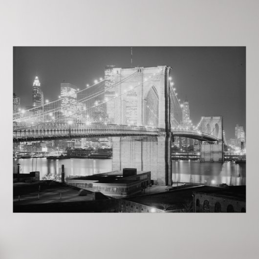 Brooklyn-bridge Poster (Voorkant)