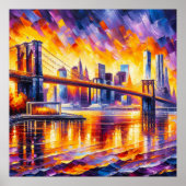 BROOKLYN BRIDGE POSTER (Voorkant)