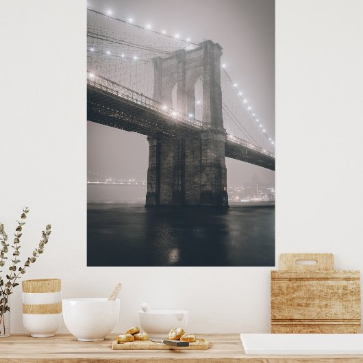 Brooklyn Bridge Poster (Keuken)