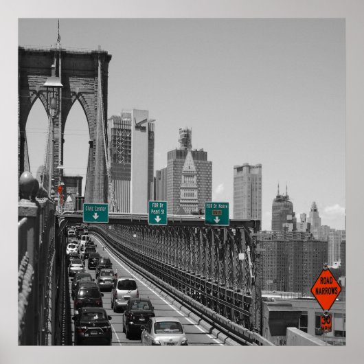 Brooklyn bridge poster (Voorkant)