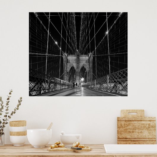 Brooklyn Bridge Poster (Keuken)