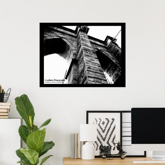 Brooklyn Bridge Poster (Thuiskantoor)