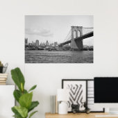Brooklyn Bridge Poster (Thuiskantoor)