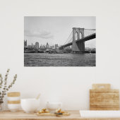 Brooklyn Bridge Poster (Keuken)